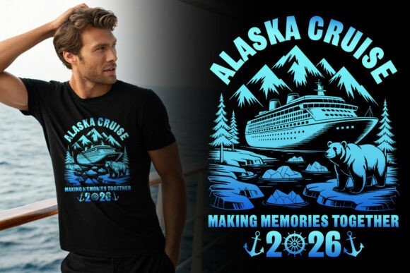 Alaska Cruise, Family Cruise 2026 Graphics
