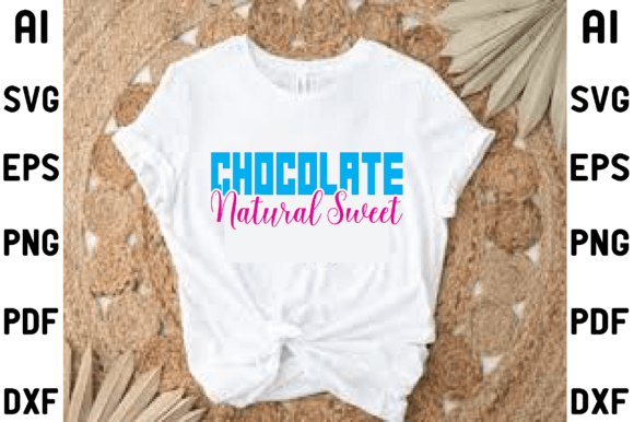 Chocolate Natural Sweet Svg Design