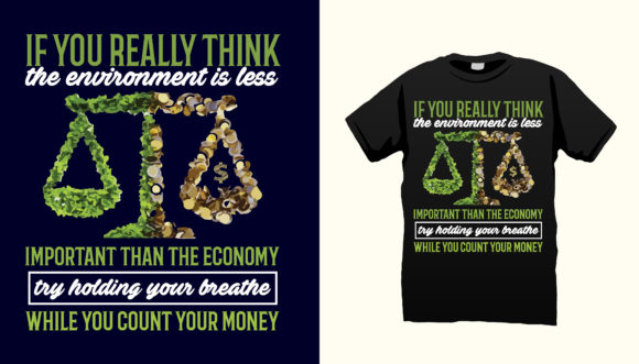 Earth Day Natural Balance Tshirt Design Graphics
