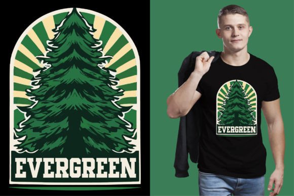 Evergreen Graphics for T-Shirt Designs