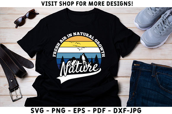 Fresh Air in Natural Growth Nature Graphics