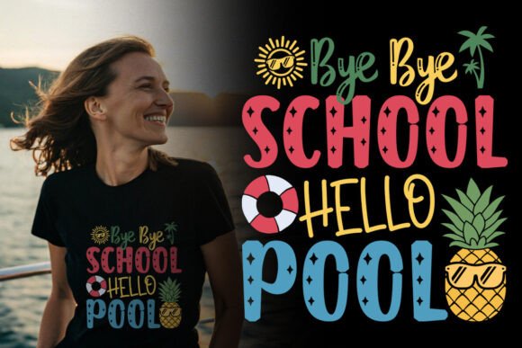 Funny Last Day of School Summer Shirt Graphics