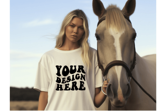 Natural Western T-shirt Mockup