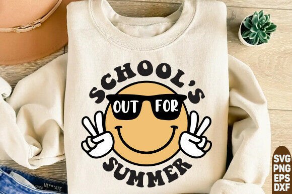 School's Out for Summer SVG Graphics
