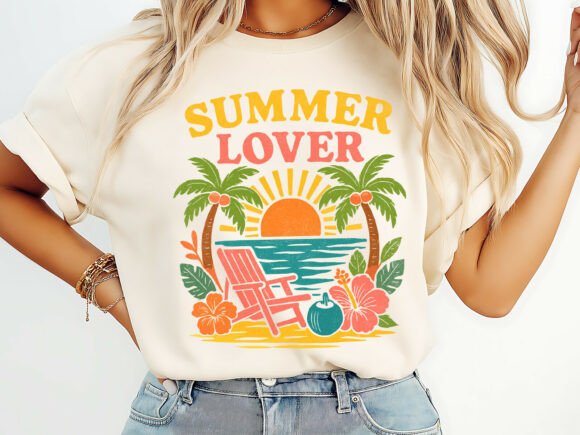 Summer Lover T-Shirt Design Graphics