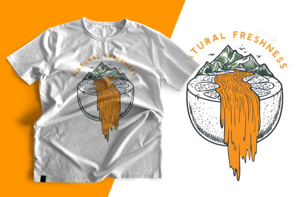 T-shirt Design - Natural Freshness